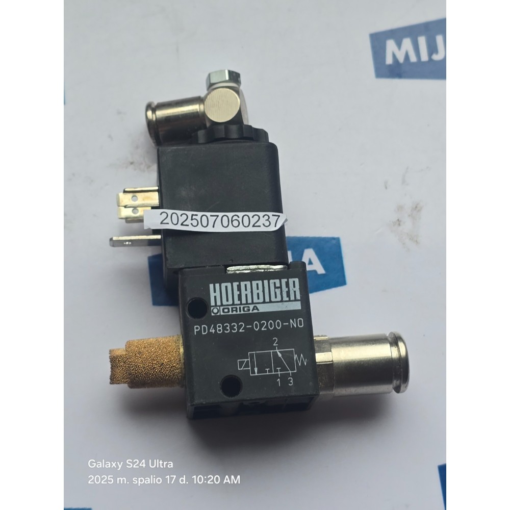 HOERBIGER ORIGA PD48332 0200 N0 KL3266 24V DC 4.8W 48V 50HZ 7.7VA 48V 60HZ 6.2VA