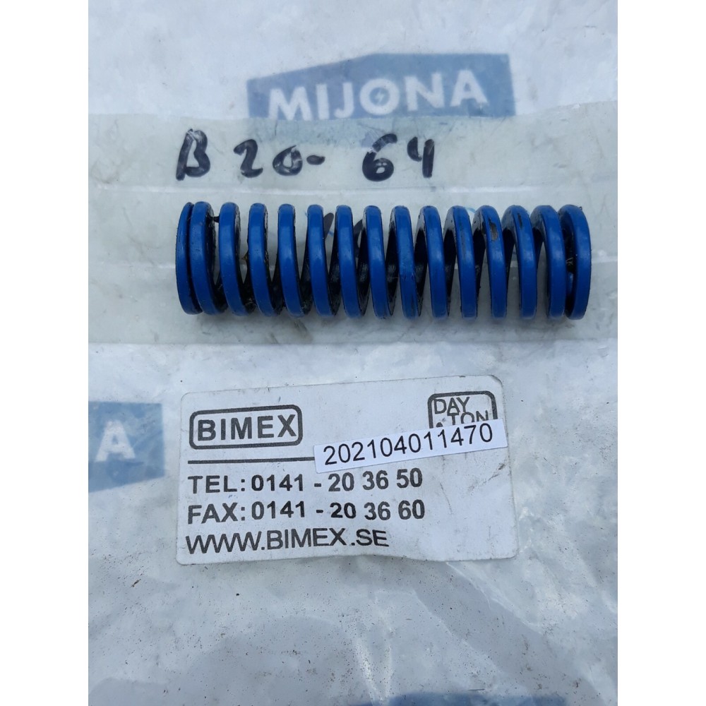 BIMEX 2001 B20 64 spring Feder BLUE Blau 2001B2064 (new old stock) BIMEX 2001 B20 64 spring Feder BLUE Blau 2001B2064 (new old stock)