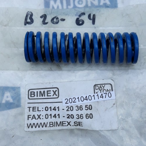 BIMEX 2001 B20 64 spring Feder BLUE Blau 2001B2064 (new old stock) BIMEX 2001 B20 64 spring Feder BLUE Blau 2001B2064 (new old stock)