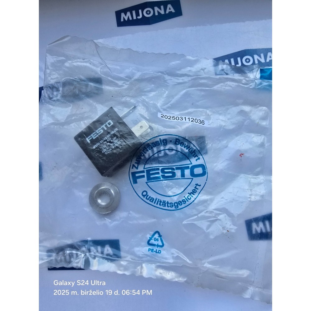 FESTO MSFG 24 42 50 60 OD 34411 24VDC 4,5W 42VAC 50 60HZ MSFG-24/42-50/60-OD