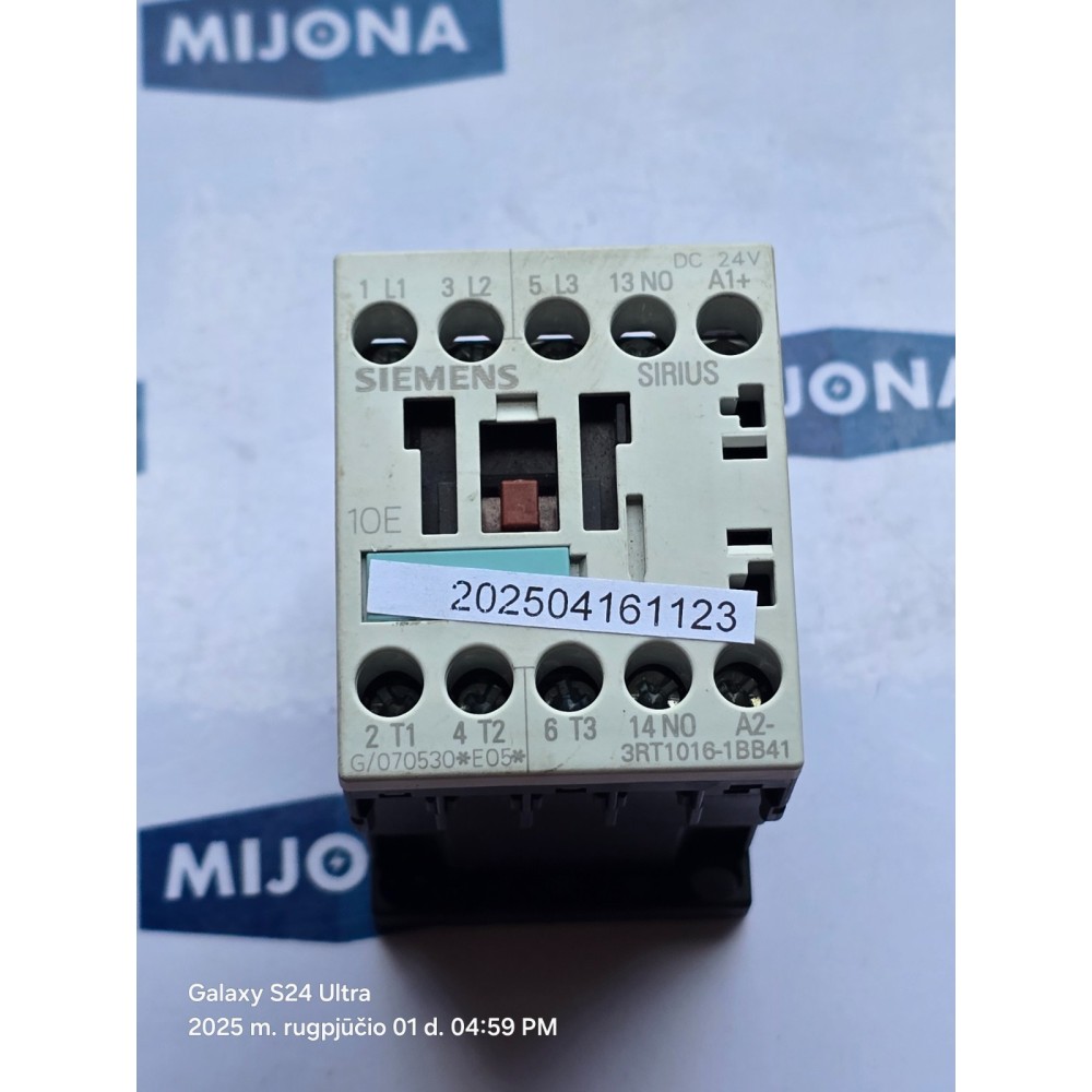 SIEMENS 3RT1016-1BB41  DC 24V 3RT1016 1BB41