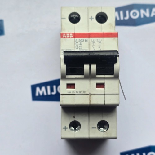 ABB S 202 M C4 UCMiniature circuit breaker 2POL 2CDS272061R0044