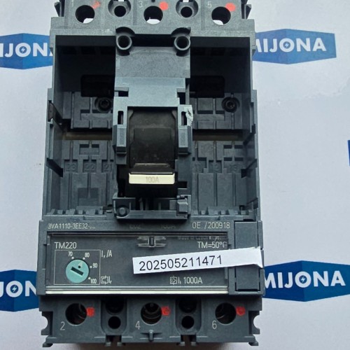 Siemens 3VA1110-3EE32-0AA0 DISASSEMBLED FROM NEW EQUIPMENT 3VA1110 3EE32 0AA0