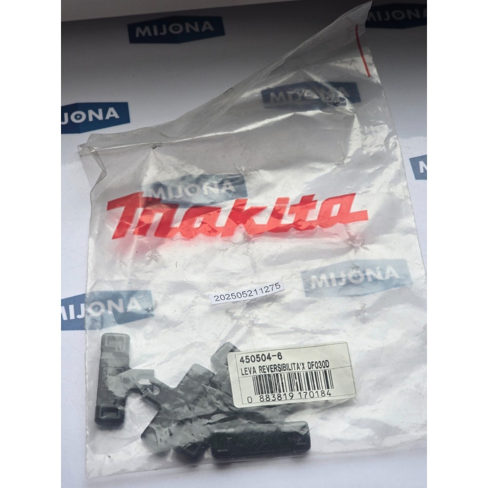 MAKITA 450504-6 LEVA REVERSIBILITA X DF030D PRICE FOR 5 PSC NEW OLD STOCK MAKITA 450504-6 LEVA REVERSIBILITA X DF030D PRICE FOR 5 PSC NEW OLD STOCK
