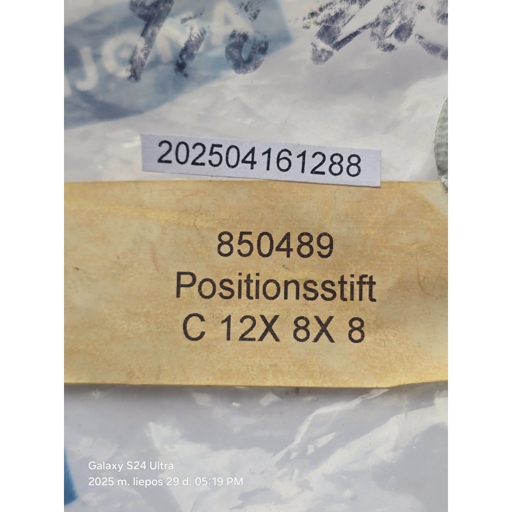 NO - NAME positionsstift 850489 12X8X8 new old stock NO - NAME positionsstift 850489 12X8X8 new old stock