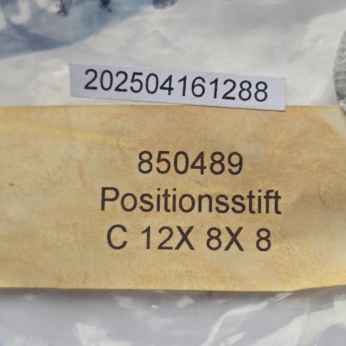 NO - NAME positionsstift 850489 12X8X8  new old stock