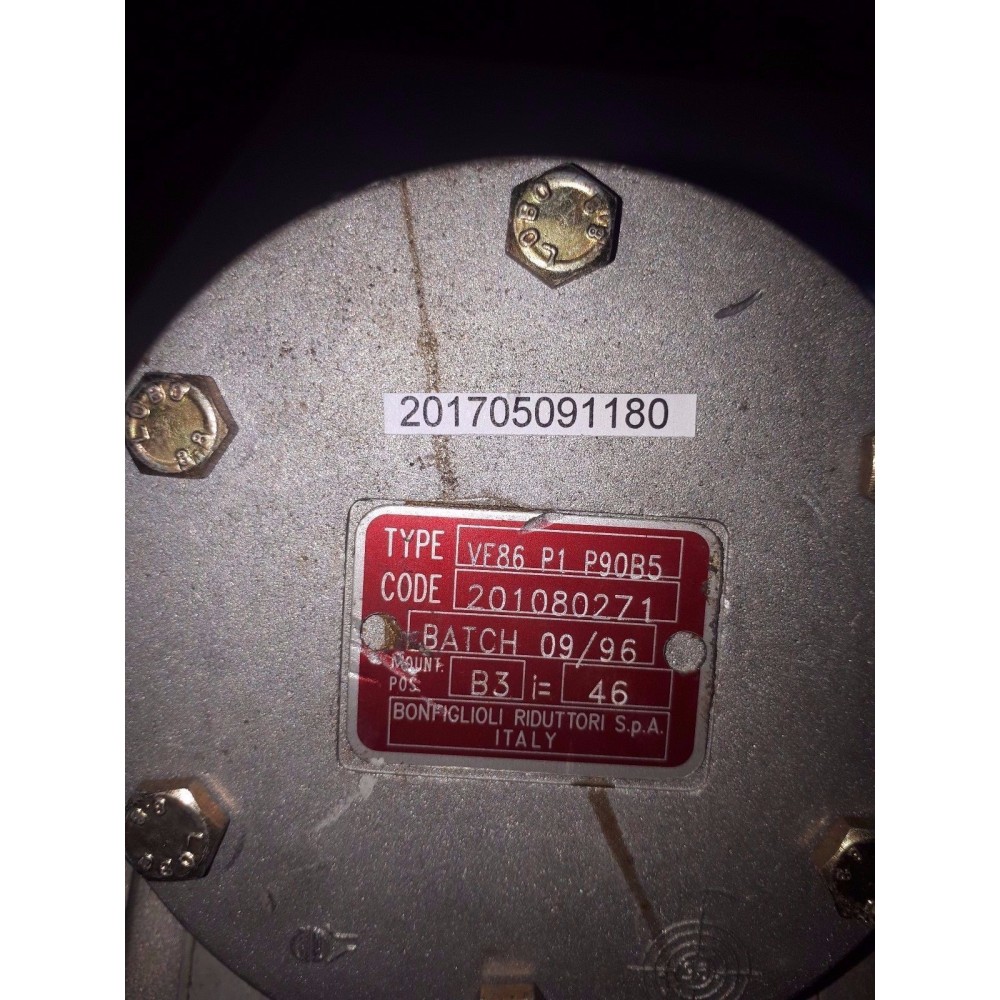 BONFIGLIOLI GEAR SPEED REDUCER VF 86 P1 P90B5 201080271 BONFIGLIOLI GEAR SPEED REDUCER VF 86 P1 P90B5 201080271