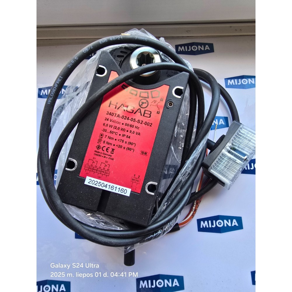 HAGAB 340TA 024 05 S2 002 24V AC DC 50 60HZ 6,5W