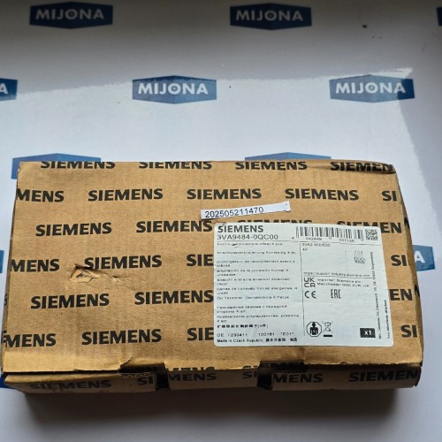 Siemens 3VA9484-0QC00 FRONT BUS CONNECTORS OFFSET 4 PSC NEW OLD STOCK