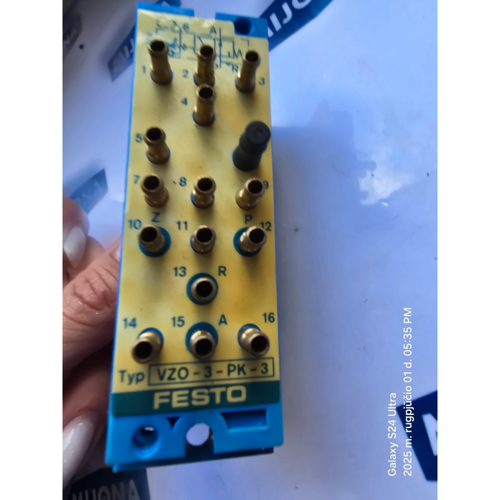 Festo VZO-3-PK-3 PNEUMATIC VZO 3 PK 3 Time delay valve 5754