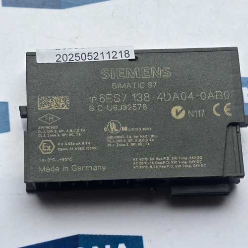SIEMENS 6ES7138 4DA04 0AB0 6ES7 138 4DA04 0AB0 6ES71384DA040AB0
