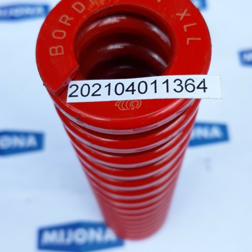 BORDIGNON XLL 2002R32151 spring Feder L=151MM red rot (new old stock)