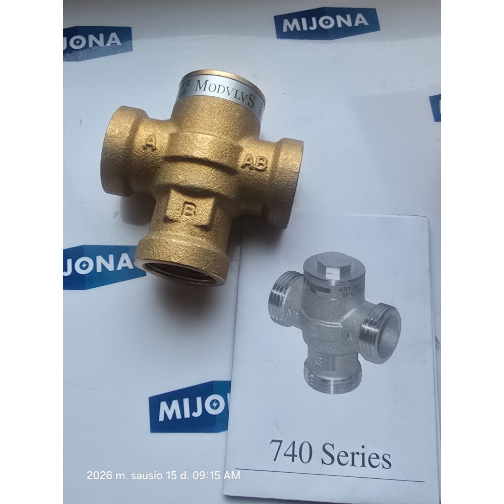 MODVLVS 740 SIZE 3/4 03740-55 ANTICONDENSING VALVE WITH THERMOSTATIC NEW OLD STO
