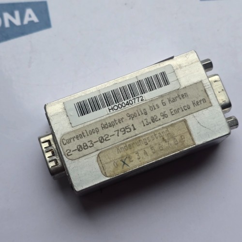 Homag HO0040772 CURRENTLOOP ADAPTER 9 POLIG BIS 6 KARTEN 2 083 02 7951
