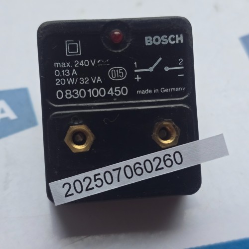 Bosch 0830 100 450 Zylinderschalter 0,13A 240V 20W 32VA 08301000450