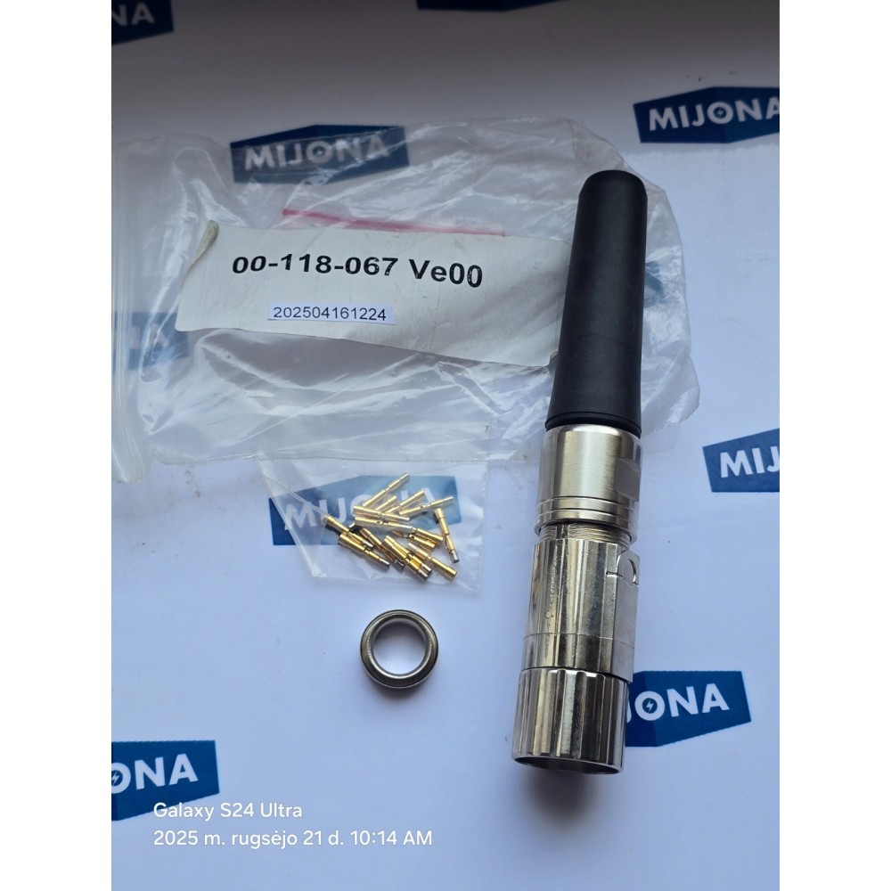 KUKA 00 118 067 Ve00 Power connector  (new old stock)