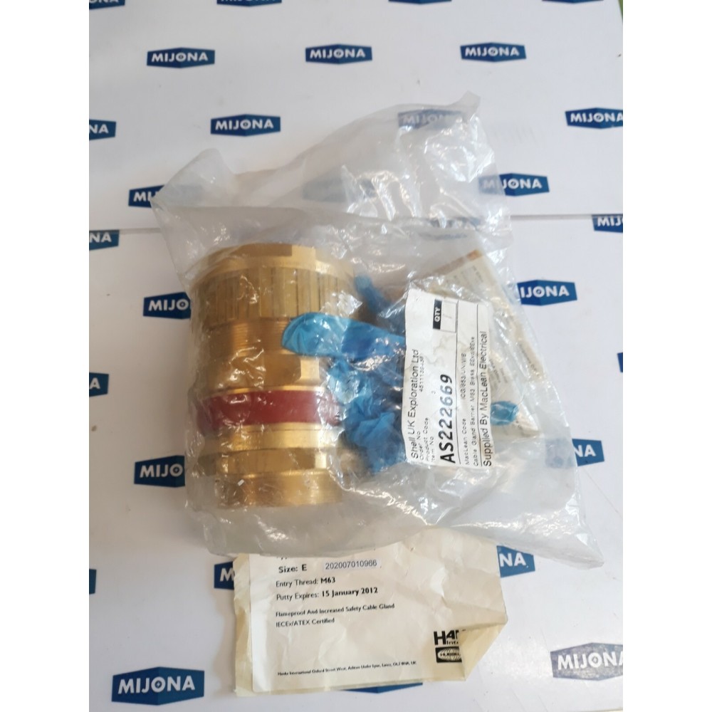 HAWKE ICG653 UNIVERSAL E brass M63 HUBBELL -60 °C +80 °C (NEW OLD STOCK)