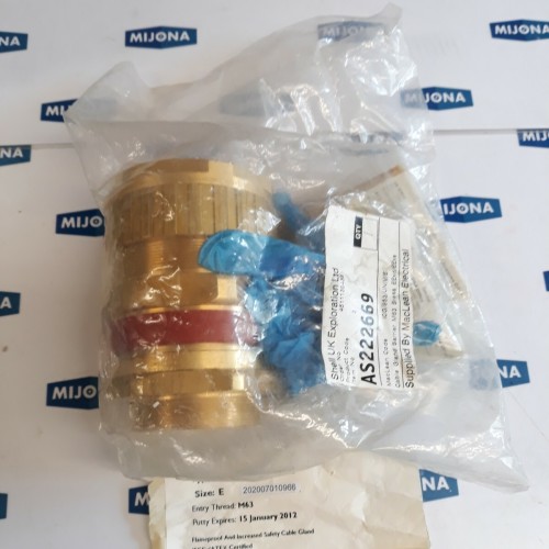 HAWKE ICG653 UNIVERSAL E brass M63 HUBBELL -60 °C +80 °C (NEW OLD STOCK)