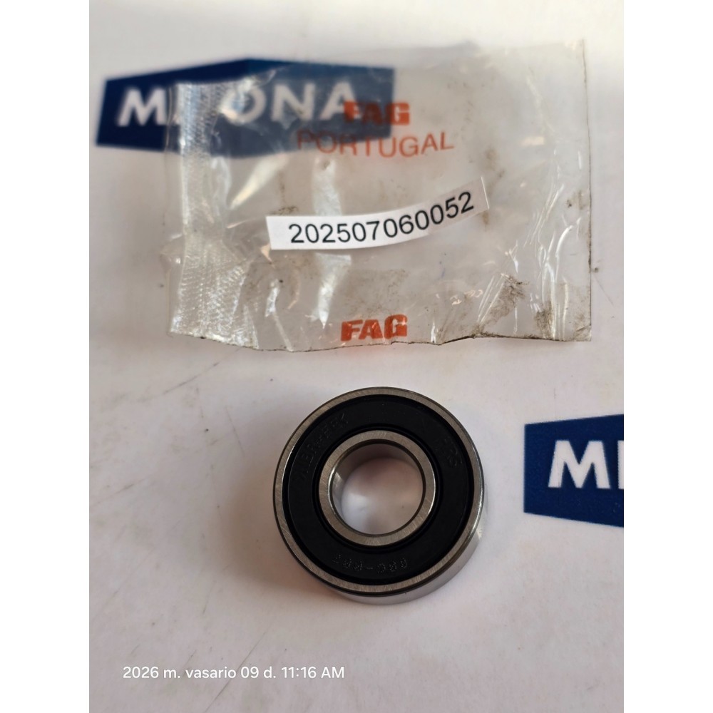 FAG NBR FE 006-007 6001-C-2HRS Ball Bearings  new old stock
