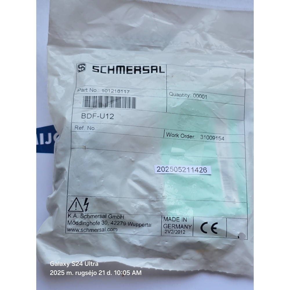 Schmersal BDF-U12 101216117 BDF U12