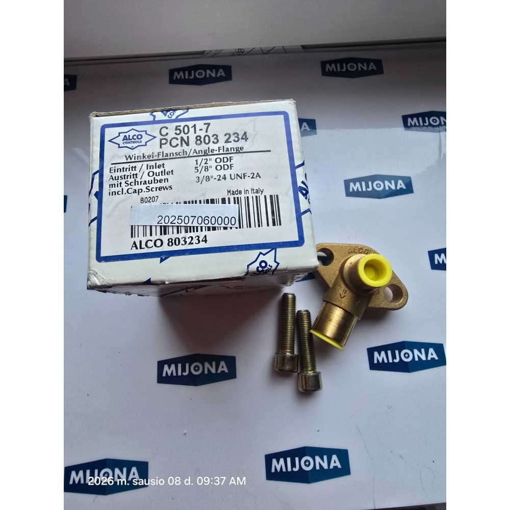 ALCO C 501-7 PCN 803 234 ANGLE FLANGE  803234 new old stock