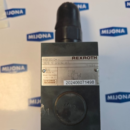 Rexroth bosch 443130/0 DBDS 10 G12/50 W1 Hydraulic Pressure new old stock