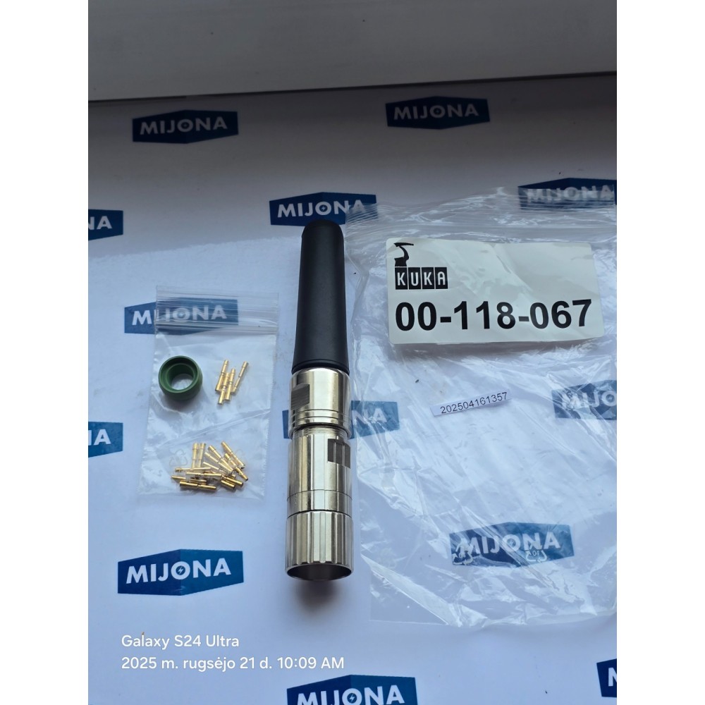 KUKA 00 118 067 Power connector  (new old stock)