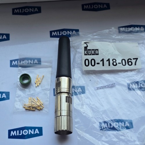KUKA 00 118 067 Power connector  (new old stock)