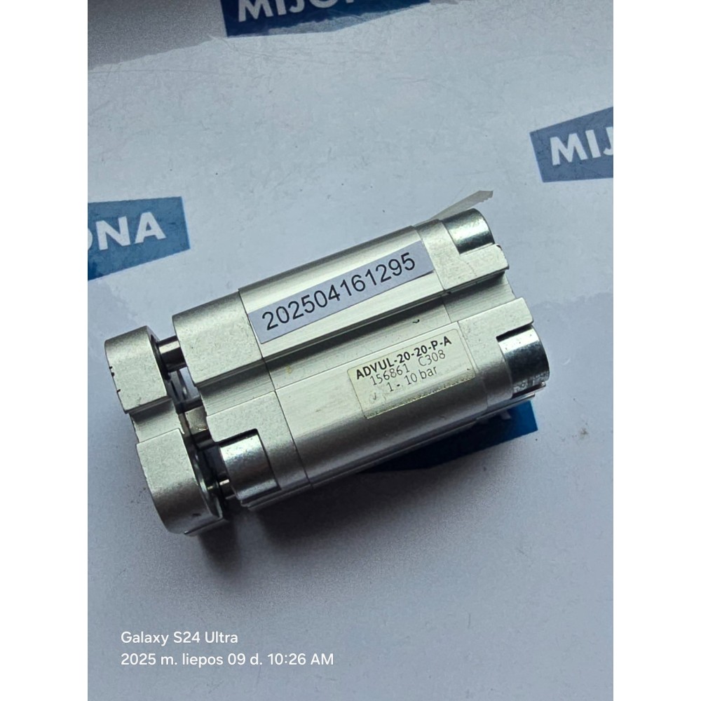 FESTO ADVUL 20 20 P A Kompaktzylinder ADVUL-20-20-P-A 156861 NEW OLD STOK