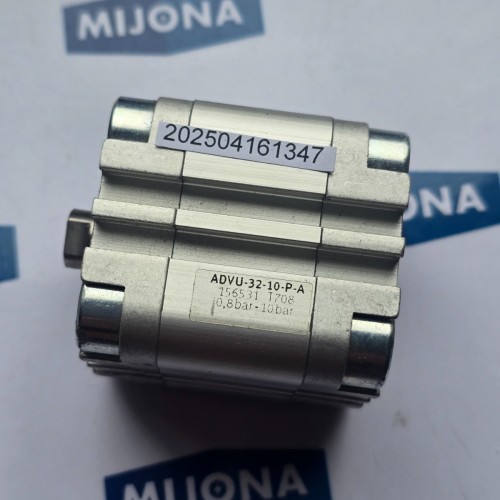 FESTO ADVU 32 10 P A 156531 0.8-10BAR Kompaktzylinder ADVU-32-10-P-ANEW OLD STOK