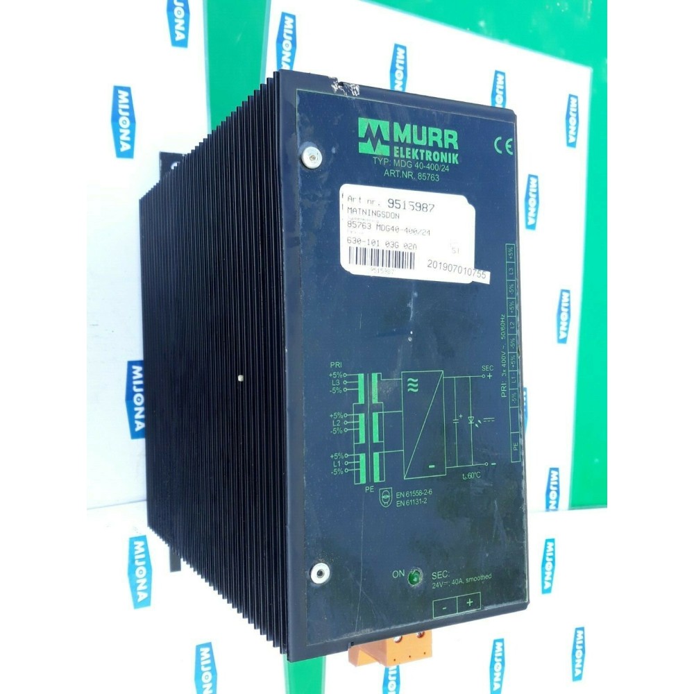 Murr Elektronik transformer 85763 MDG 40-400/24 (new old stock)