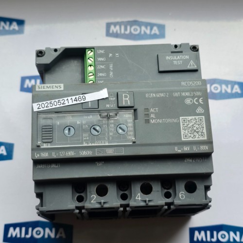 Siemens 3VA9113-0RL21 DISASSEMBLED FROM NEW EQUIPMENT 3VA9113 0RL21