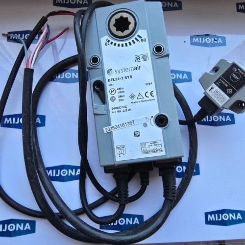SYSTEMAIR BFL24 T SYS 24VAC DC 4VA 2,5W