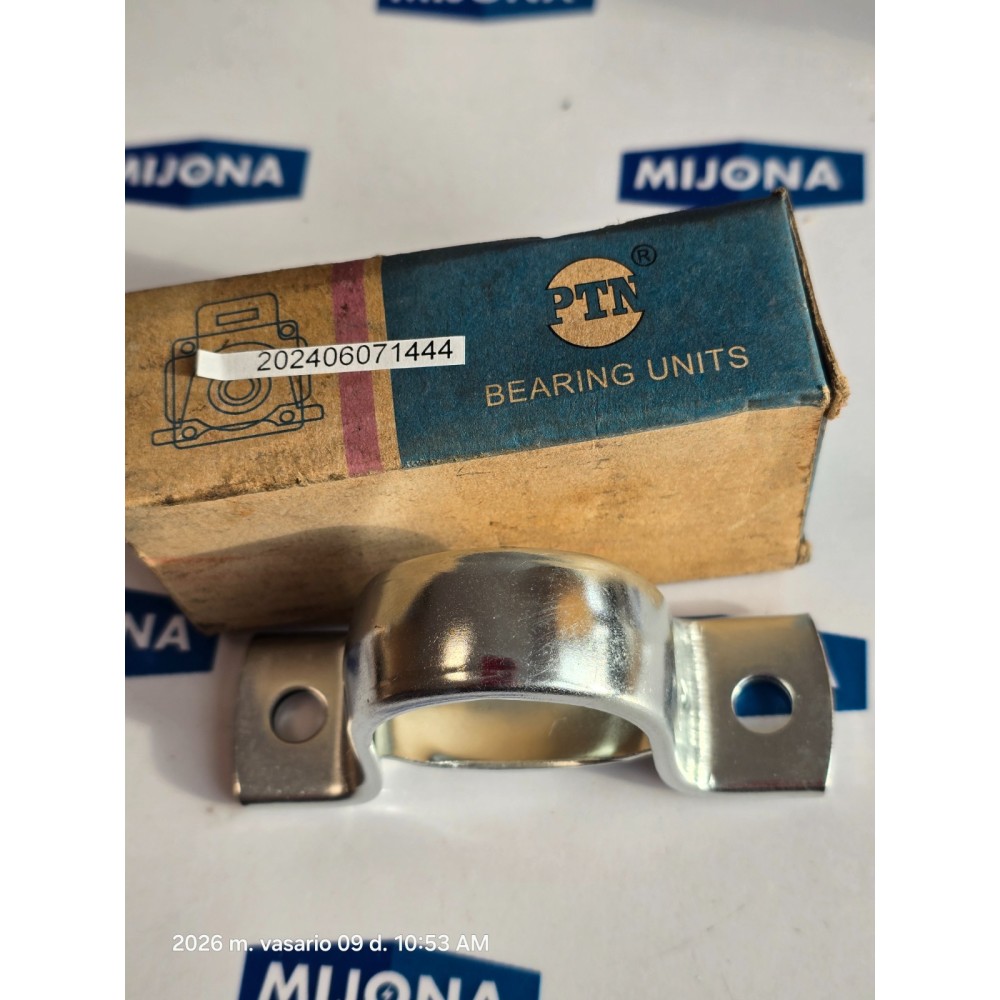 PTN PP 204 Standing bearing unit plate steel  (new old stock)