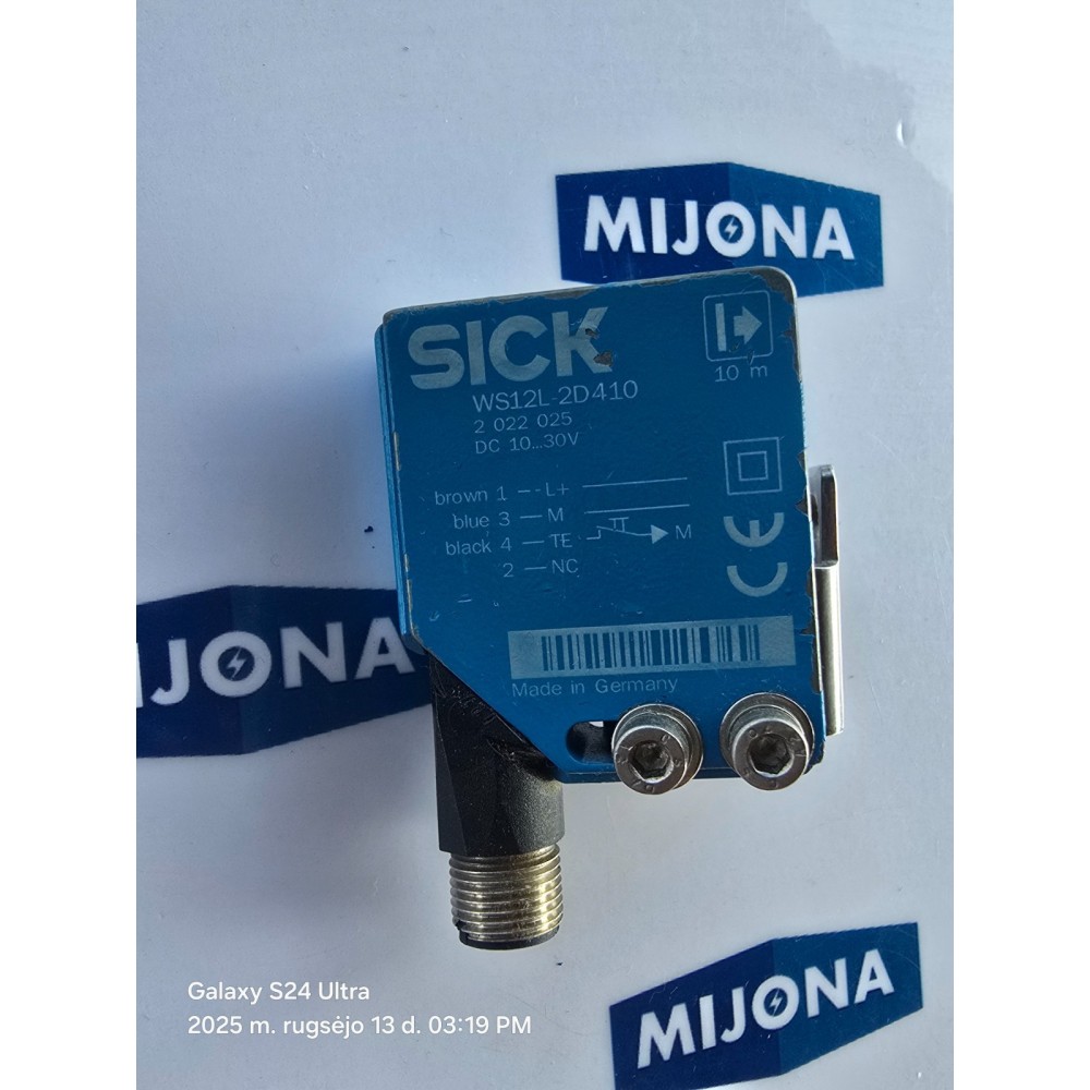 SICK WS12L 2D410 22022025B DC 10 30V SENSOR WS12L-2D410 SICK WS12L 2D410 22022025B DC 10 30V SENSOR WS12L-2D410