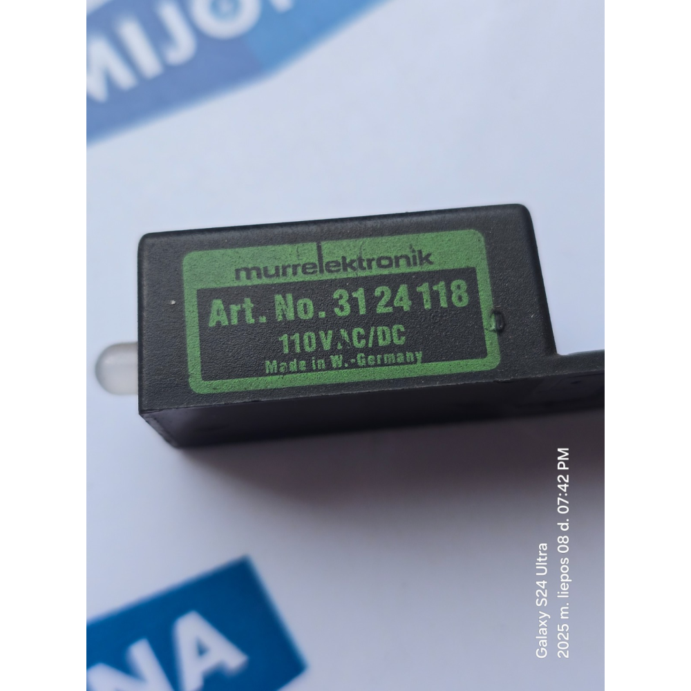Murr Elektronik 31 24 118 solenoid valve surge suppressor 3124118 Murr Elektronik 31 24 118 solenoid valve surge suppressor 3124118