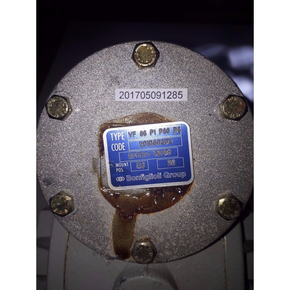 BONFIGLIOLI GEAR SPEED REDUCER VF 86 P1 P80 B5 201080303