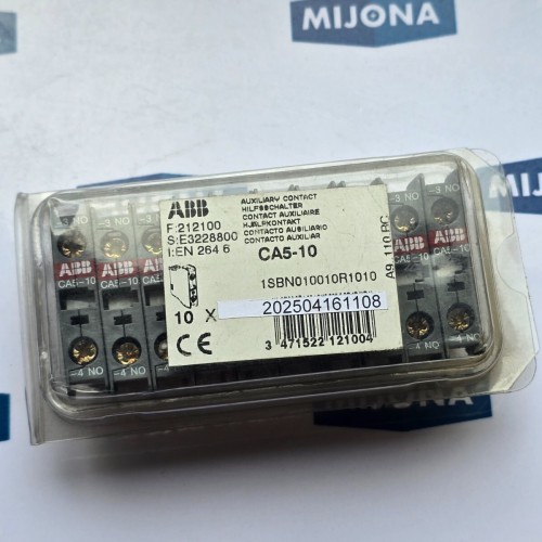 ABB CA5 10 AUXILIARY CONTACT CA5-10 PRICE FOR 10 PSC (NEW OLD STOCK)