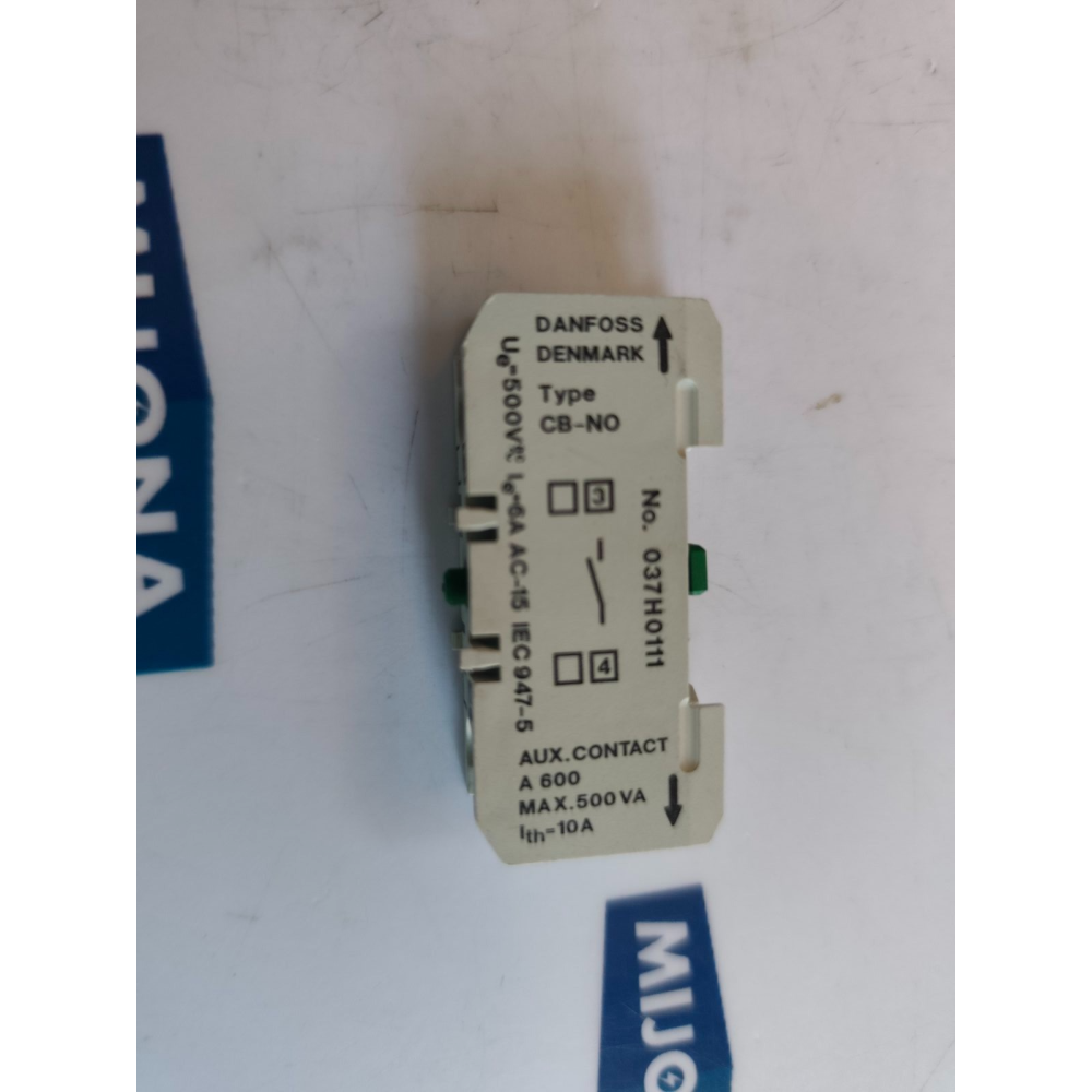 DANFOSS TYPE CB NO MAX 500VA 10A AUXILIARY CONTACT DANFOSS TYPE CB NO MAX 500VA 10A AUXILIARY CONTACT