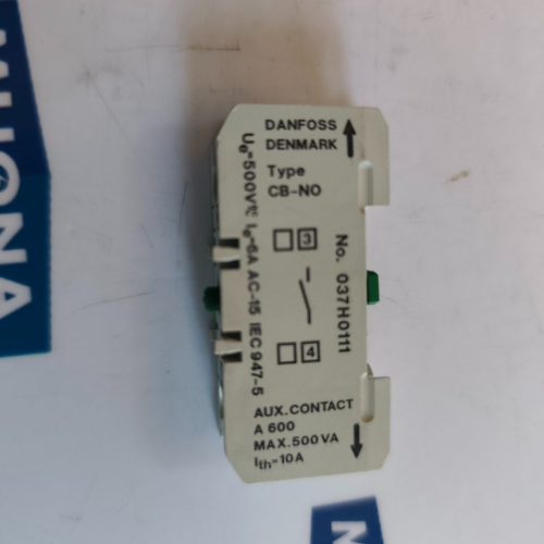 DANFOSS TYPE CB NO MAX 500VA 10A AUXILIARY CONTACT DANFOSS TYPE CB NO MAX 500VA 10A AUXILIARY CONTACT