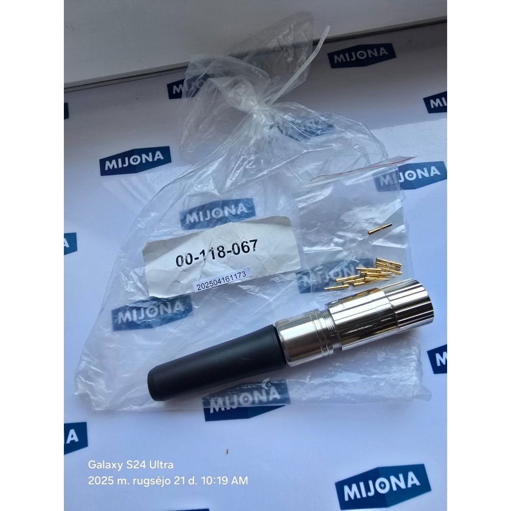 KUKA 00 118 067 Power connector  (new old stock)