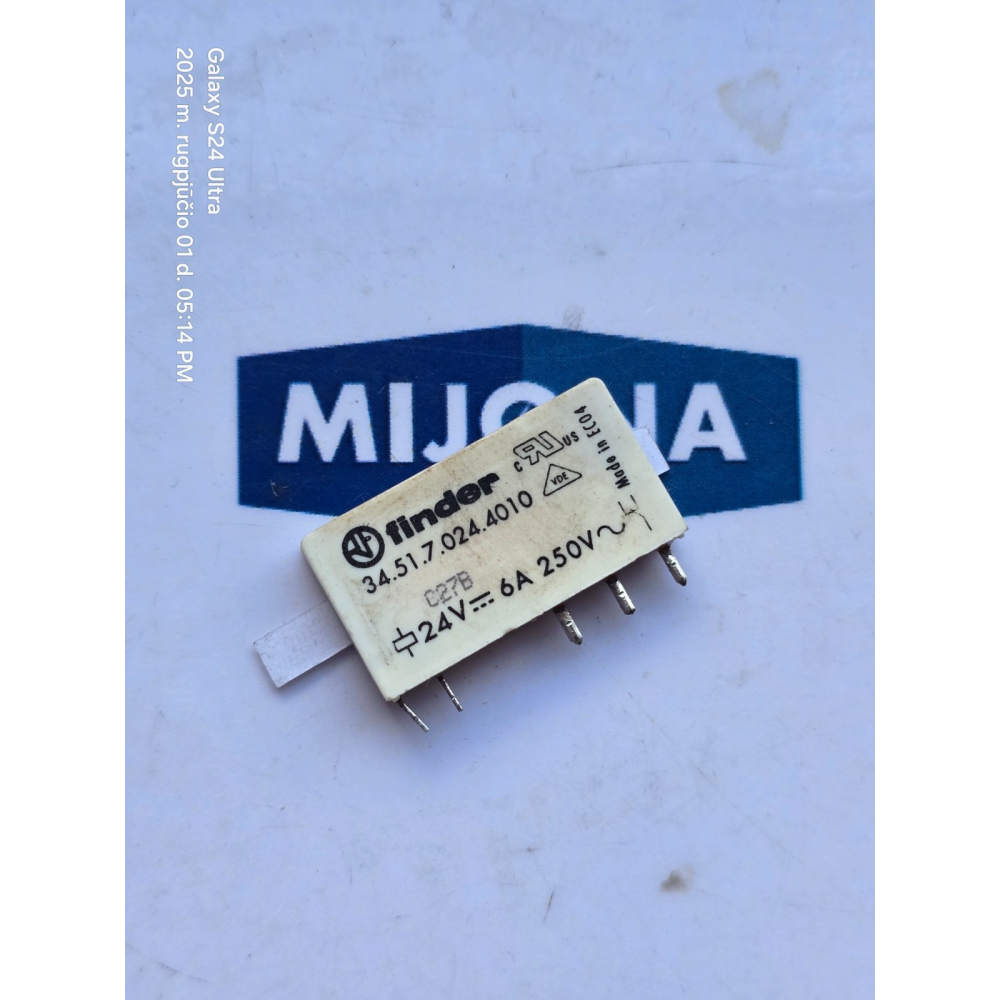 FINDER 34 51 7 024 4010 24V 6A 250V 34.51.7.024.4010 relay relais