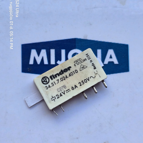 FINDER 34 51 7 024 4010 24V 6A 250V 34.51.7.024.4010 relay relais