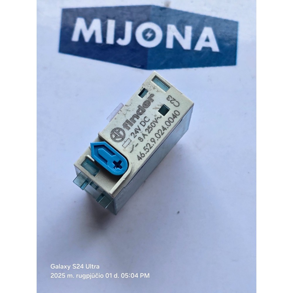 FINDER 46.52.9.024.0040 8A 250V relay relais 24 VDC 46 52 9 024 0040 FINDER 46.52.9.024.0040 8A 250V relay relais 24 VDC 46 52 9 024 0040