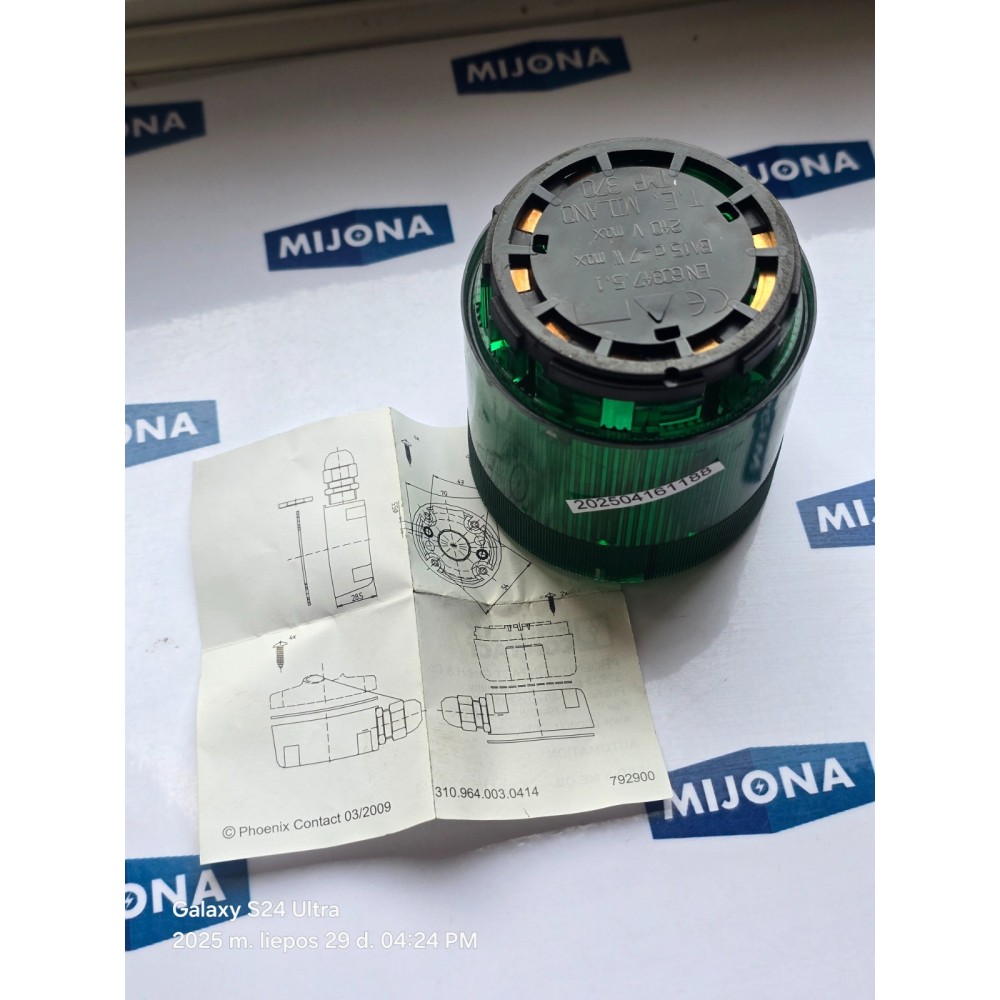 Phoenix Contact BA15 d-7W 240V TYP 370 310.964.003.0414 New oldd stock Phoenix Contact BA15 d-7W 240V TYP 370 310.964.003.0414 New oldd stock