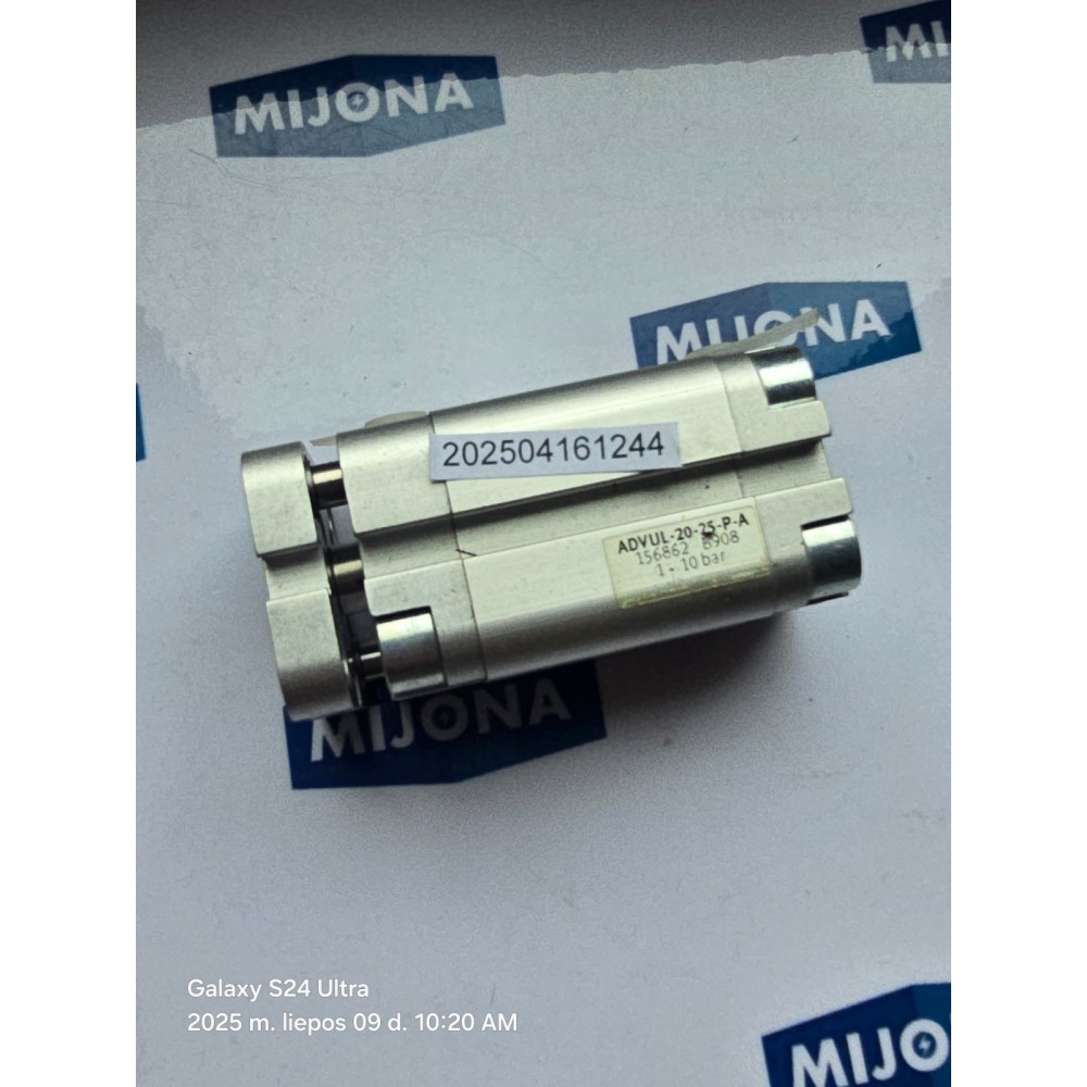 FESTO ADVUL 20 25 P A Kompaktzylinder ADVUL-20-25-P-A 156862 NEW OLD STOK