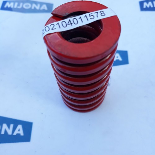BORDIGNON XLL 2002R32065 spring Feder L=65MM red rot (new old stock)