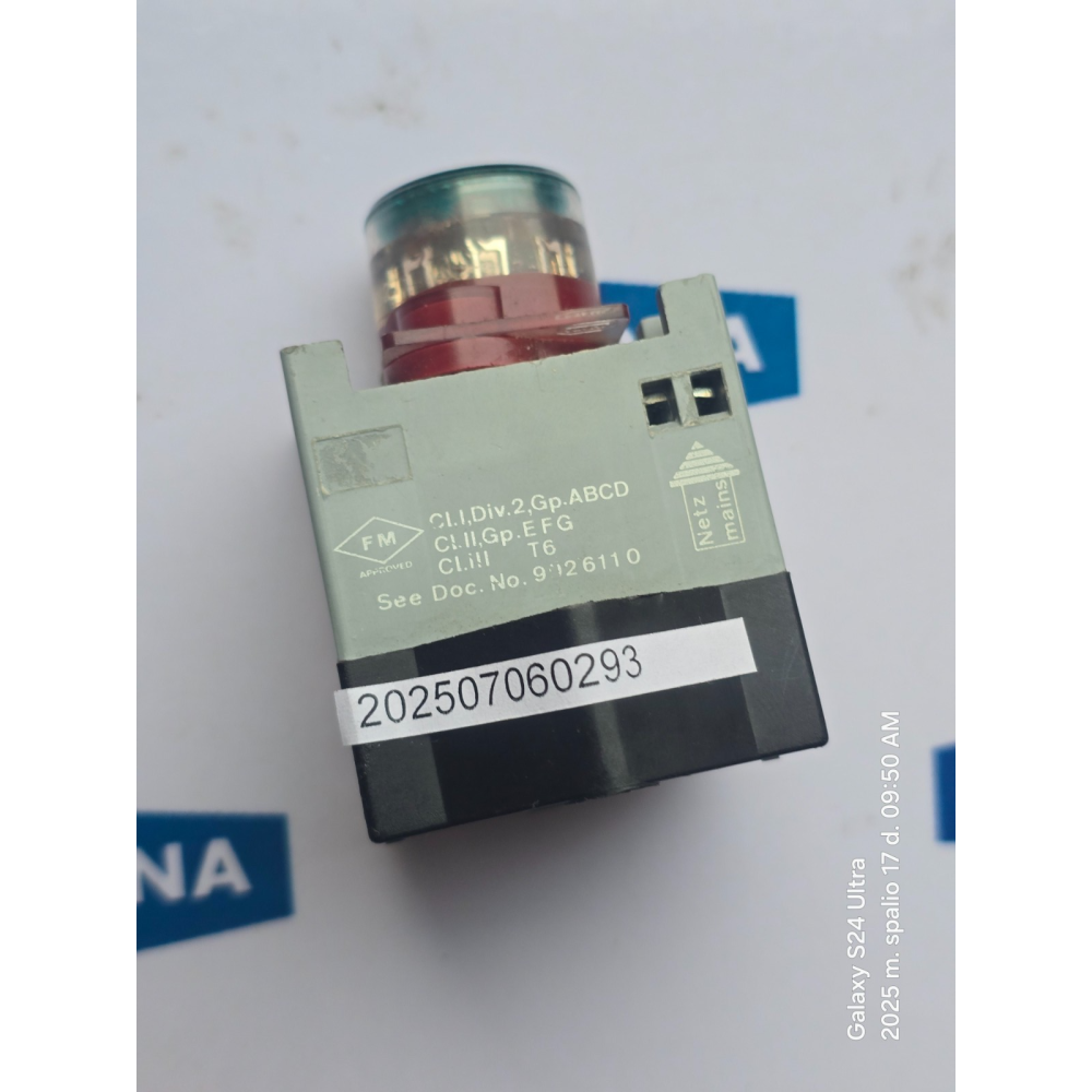 STAHL TYP 8017/2 EEx de IIC 76 220 240V SIGNAL LAMP GREEN