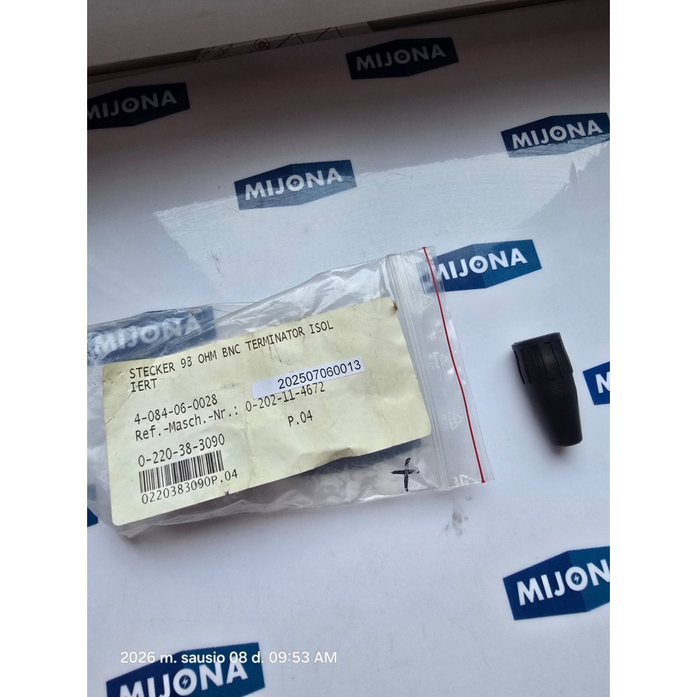 BNC STECKER 93 OHM BNC TERMINATOR ISOL I ERT 4 084 06 0028 (New oldd stock) BNC STECKER 93 OHM BNC TERMINATOR ISOL I ERT 4 084 06 0028 (New oldd stock)