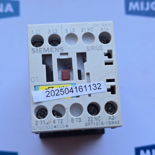 SIEMENS SIRIUS 3RT1015 1BB42 DC 24V CONTACTOR 3RT1015-1BB42 SIEMENS SIRIUS 3RT1015 1BB42 DC 24V CONTACTOR 3RT1015-1BB42